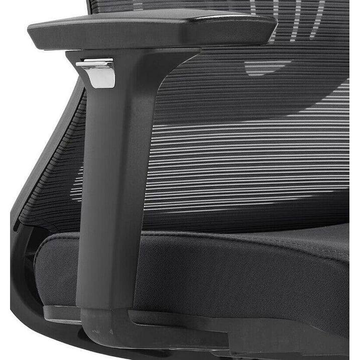Alt View 5. LeisureMod - Adorit Office Chair Ergonomic Mid-Back Mesh Computer Chair with Swivel & Tilt – Comfortable Desk Chair - Black.