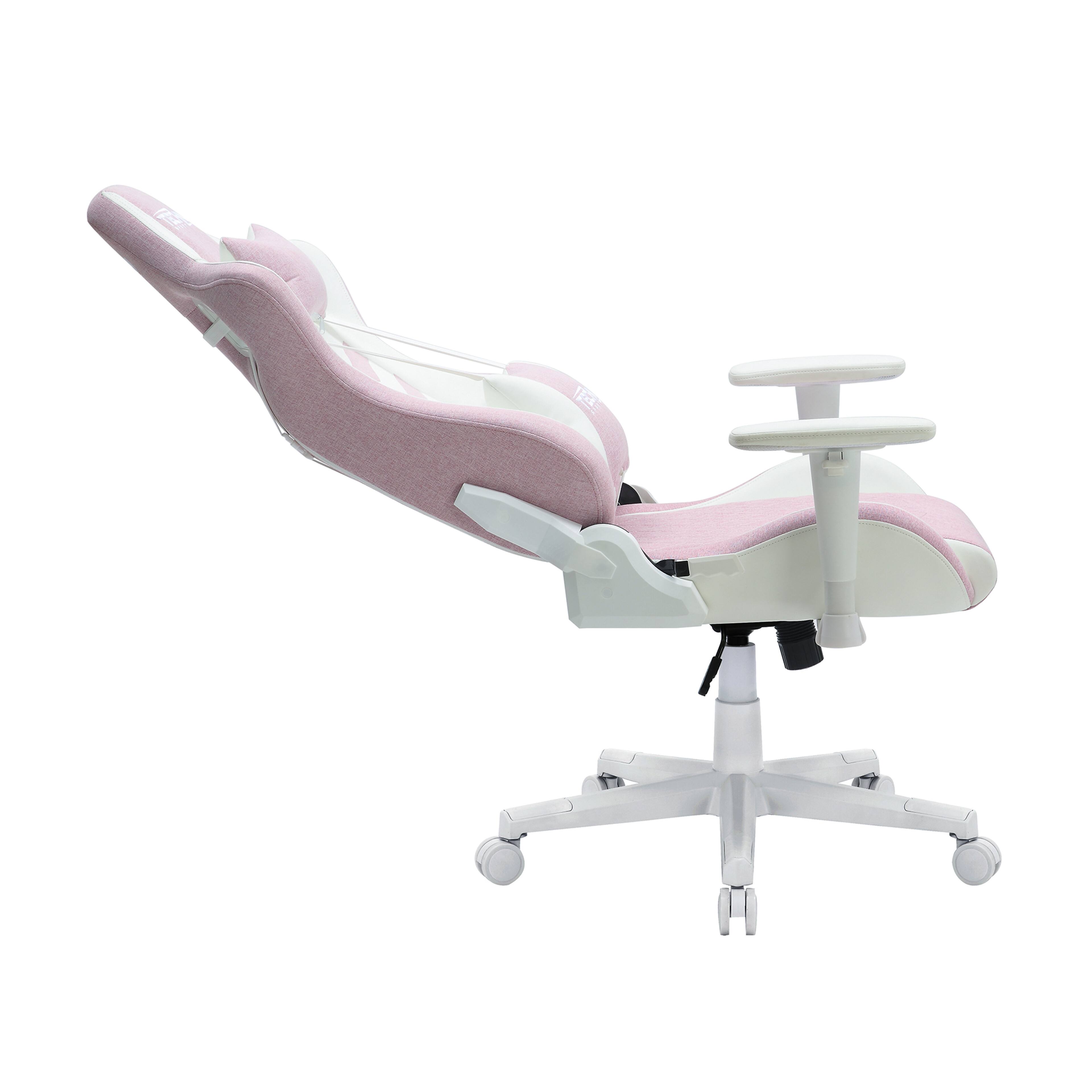 Alt View 6. Techni Sport - Techni Sport Pink Pastel Gaming Chair - Pink.