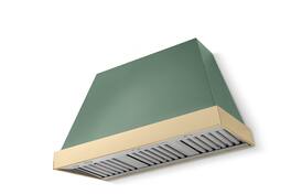 AGA - 48 inches - Externally Vented - Wall Range Hood - Mineral Green