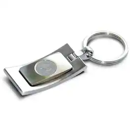 Jardine - Haverford College Curve Key Ring - Silver