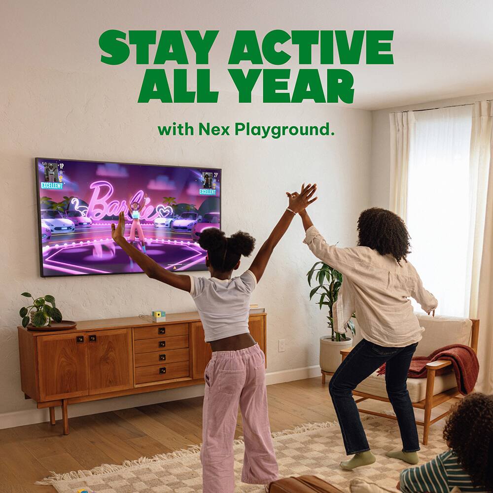 STAY ACTIVE ALL YEAR with Nex Playground.

Barbie

EXCELLENT
EXCELLENT