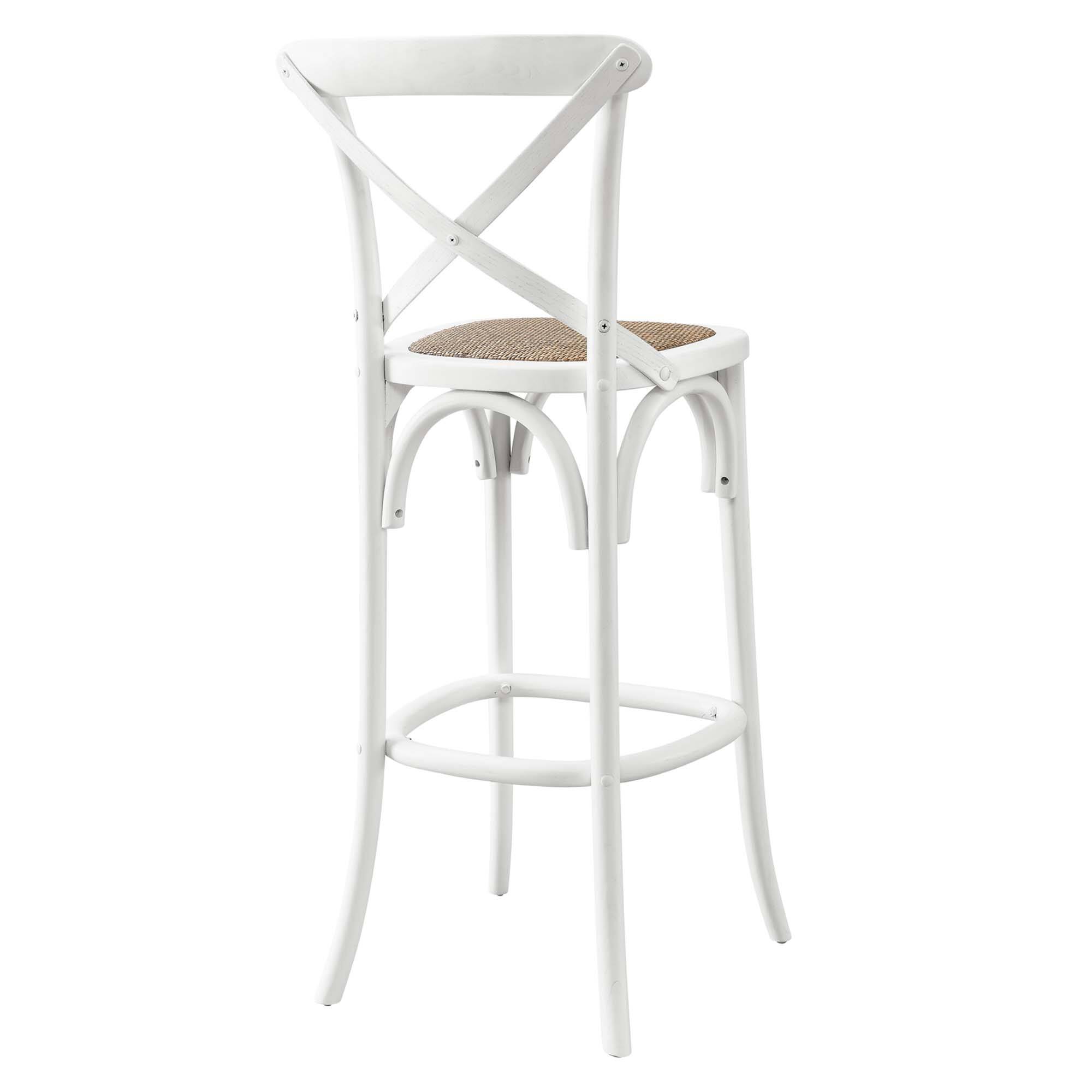 Alt View 4. Modway - Gear Bar Stool by Modway - White.