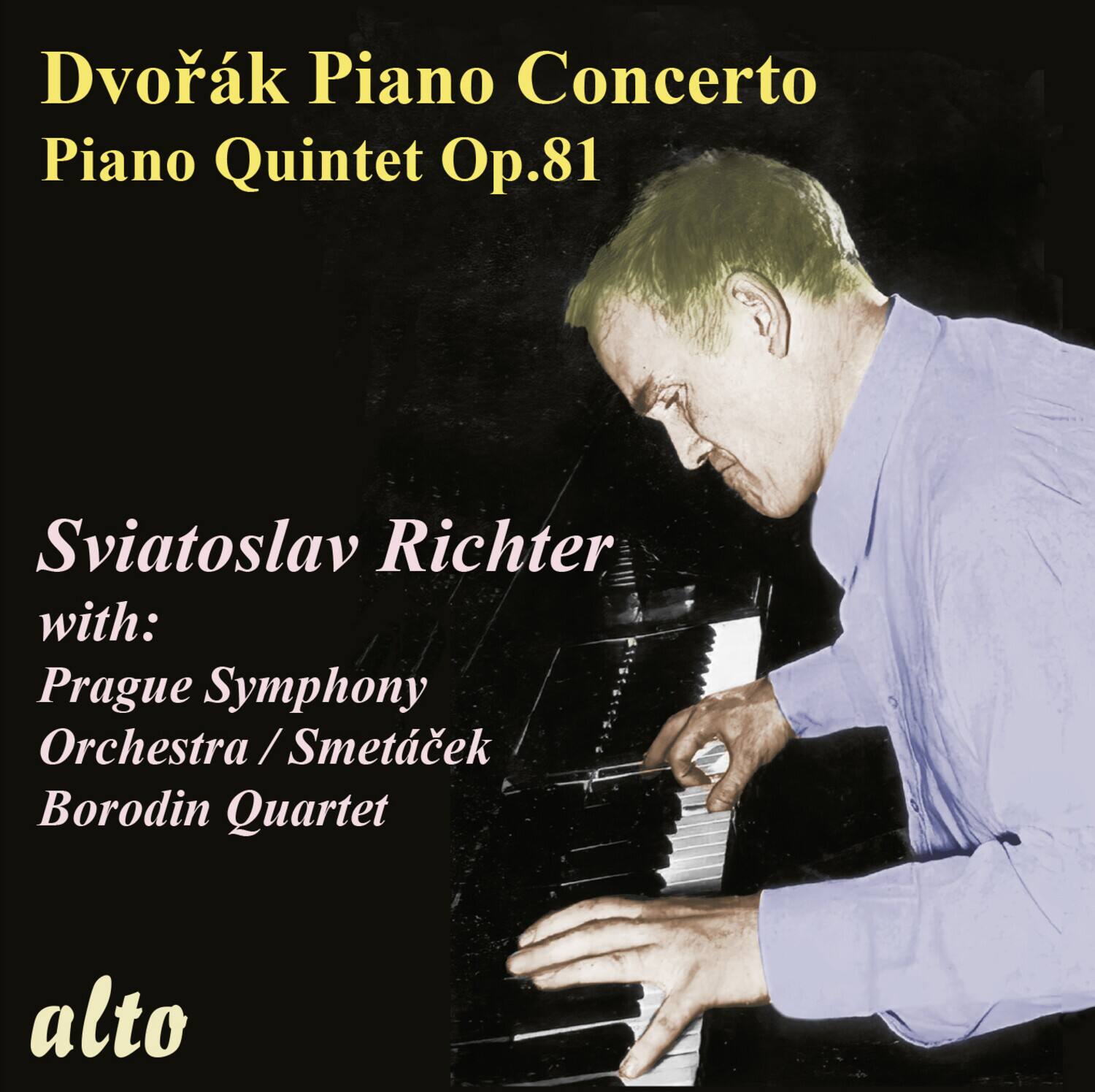 Dvořák Piano Concerto  
Piano Quintet Op.81  

Sviatoslav Richter  
with:  
Prague Symphony Orchestra / Smetanek  
Borodin Quartet  

alto