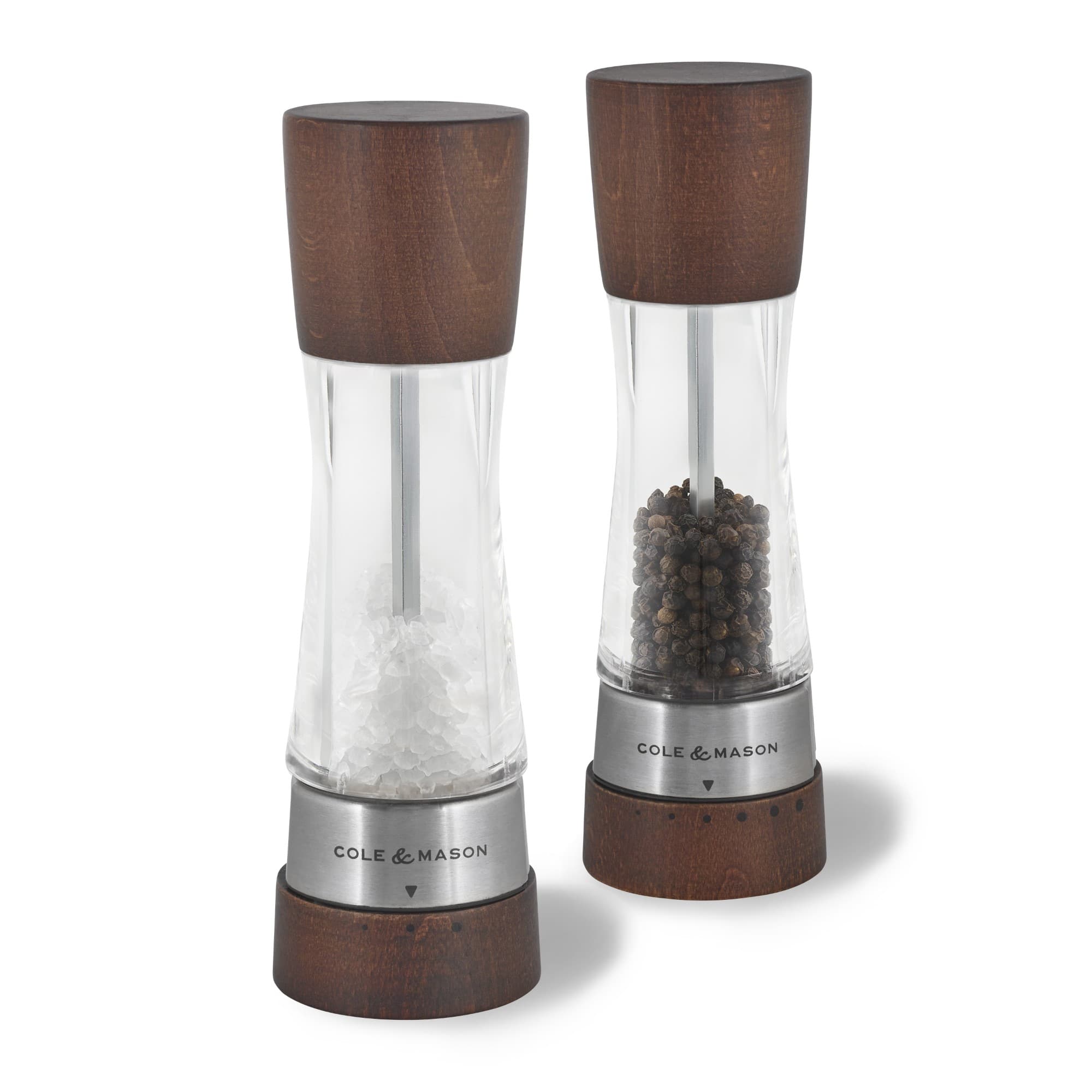 Cole & Mason - Derwent S&P Mill Set - Forest Wood
