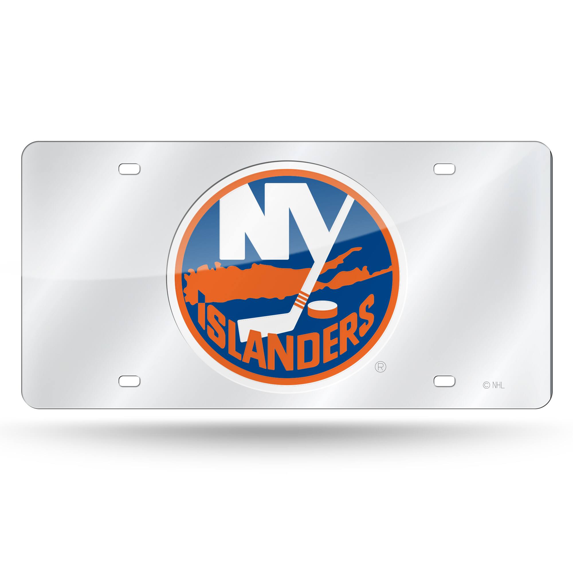 New York Islanders Acrylic License Plate Laser Tag