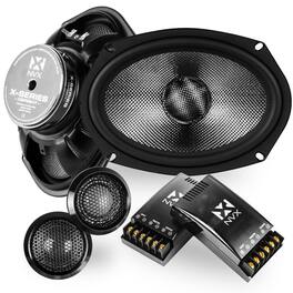 NVX - XSP69KIT 300W RMS X-Series 6x9" 2-Way Component Speakers (Pair) - Black