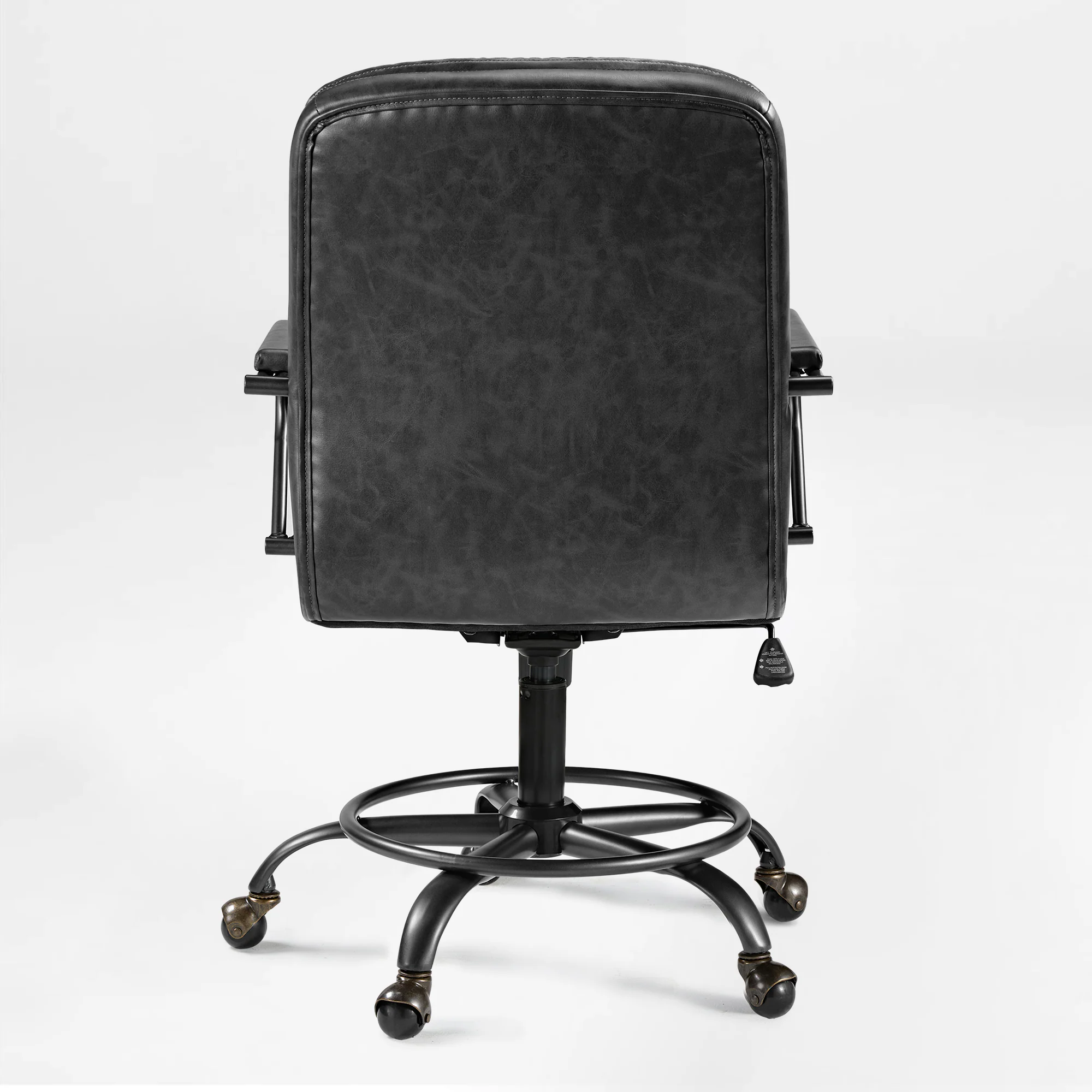 Alt View 7. Eureka Ergonomic - PU Leather Ergonomic Office Chair with Lumbar Support & Bakc Support - Grey.