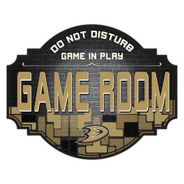 Fan Creations - Anaheim Ducks 12'' Game Room Tavern Sign - Multicolor