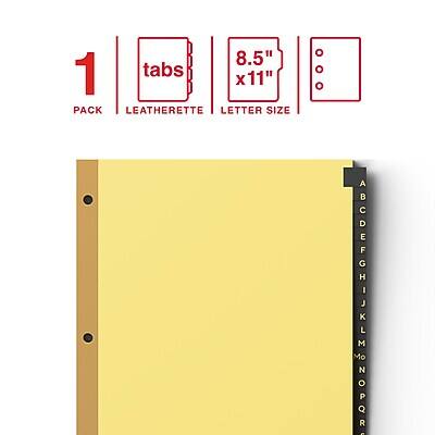 1 PACK LEATHERETTE LETTER SIZE 8.5" x 11"