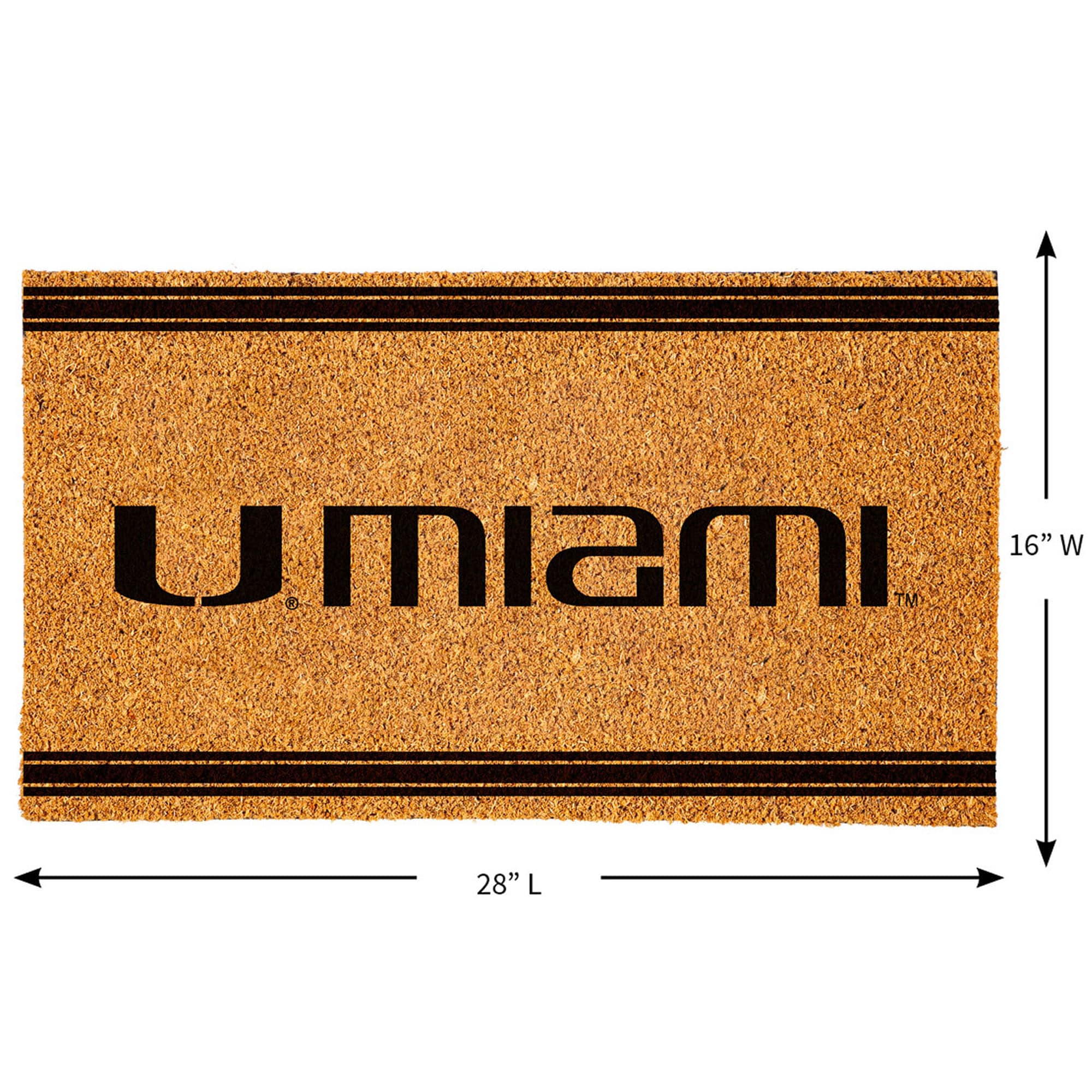umiami 16" W x 28" L