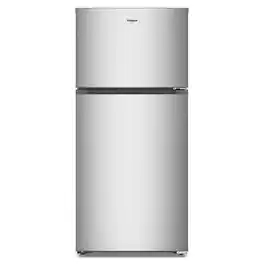 Whirlpool - 28 in. Wide 14.3 cu. ft. Top-Freezer Refrigerator with Total Coverage Cooling - Fingerprint-Resistant Stainless Finish