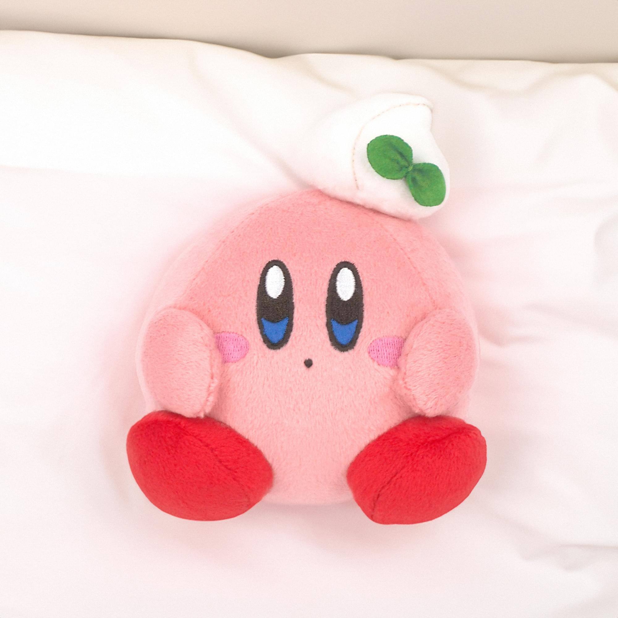 Alt View 4. Little Buddy - Kirby Whipped Cream 5 Inch Collector Plush - Pink.