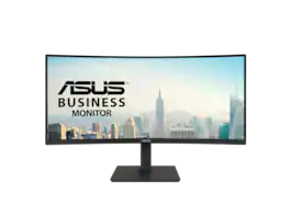 ASUS - VA34VCPSR 34" Class UW-QHD Curved Screen LED Monitor - 21:9 - Black