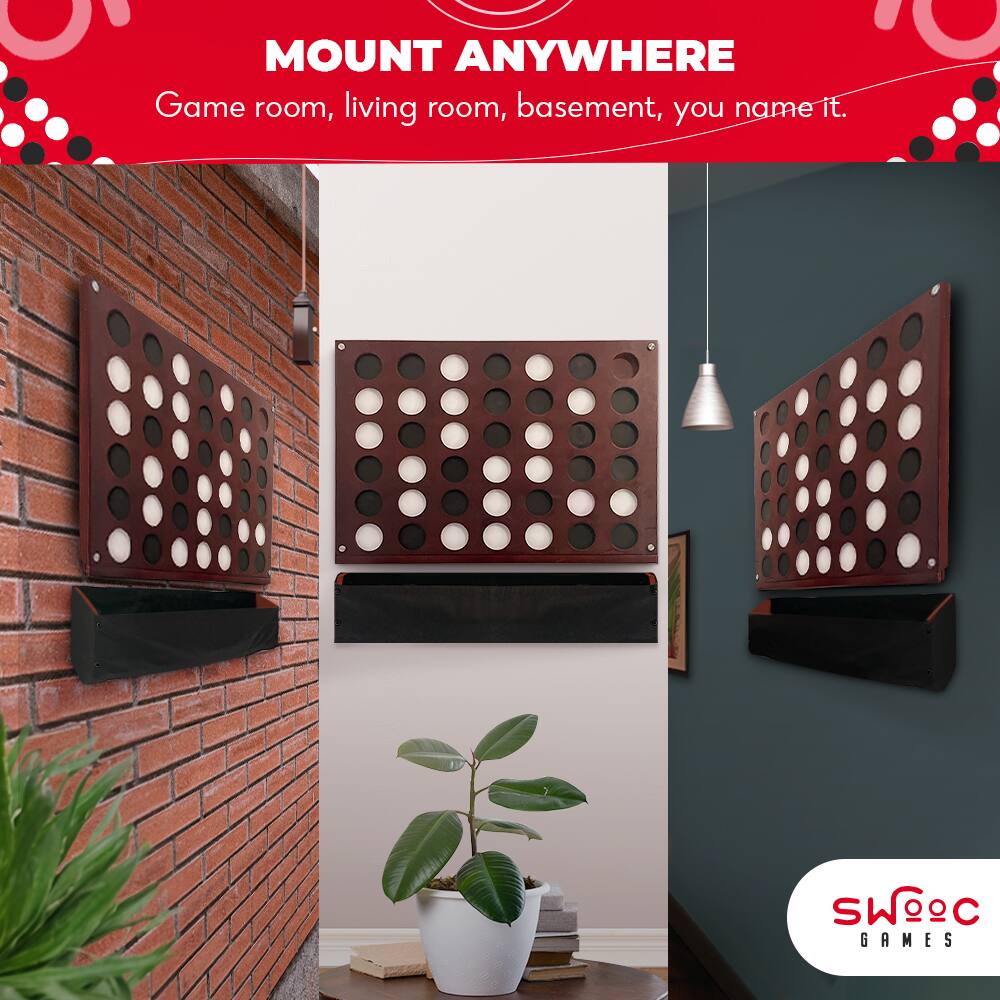 MOUNT ANYWHERE  
Game room, living room, basement, you name it.  

SWOEC GAMES