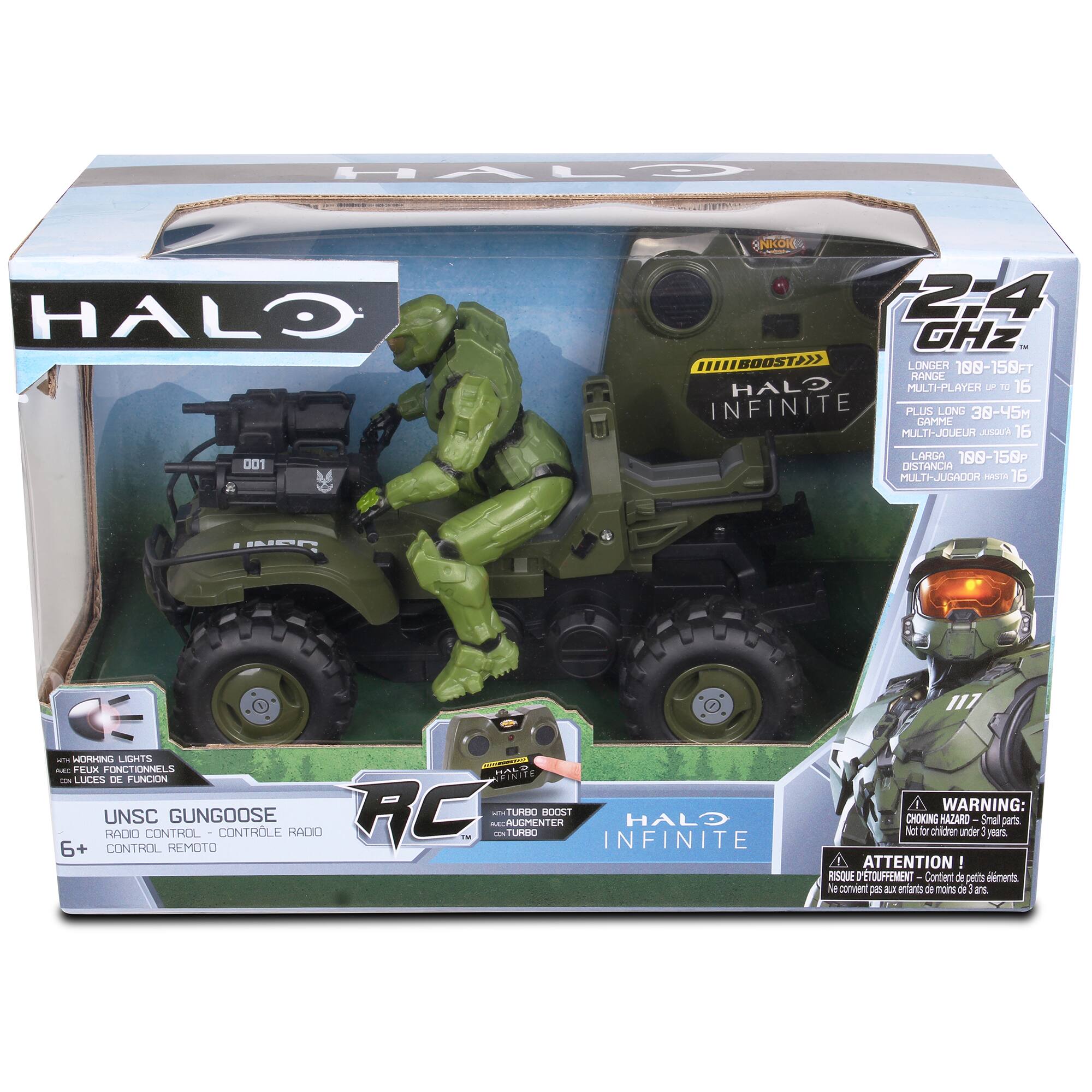 Best Buy NKOK Halo Infinite RC Gungoose & Master Chief G0698143007620
