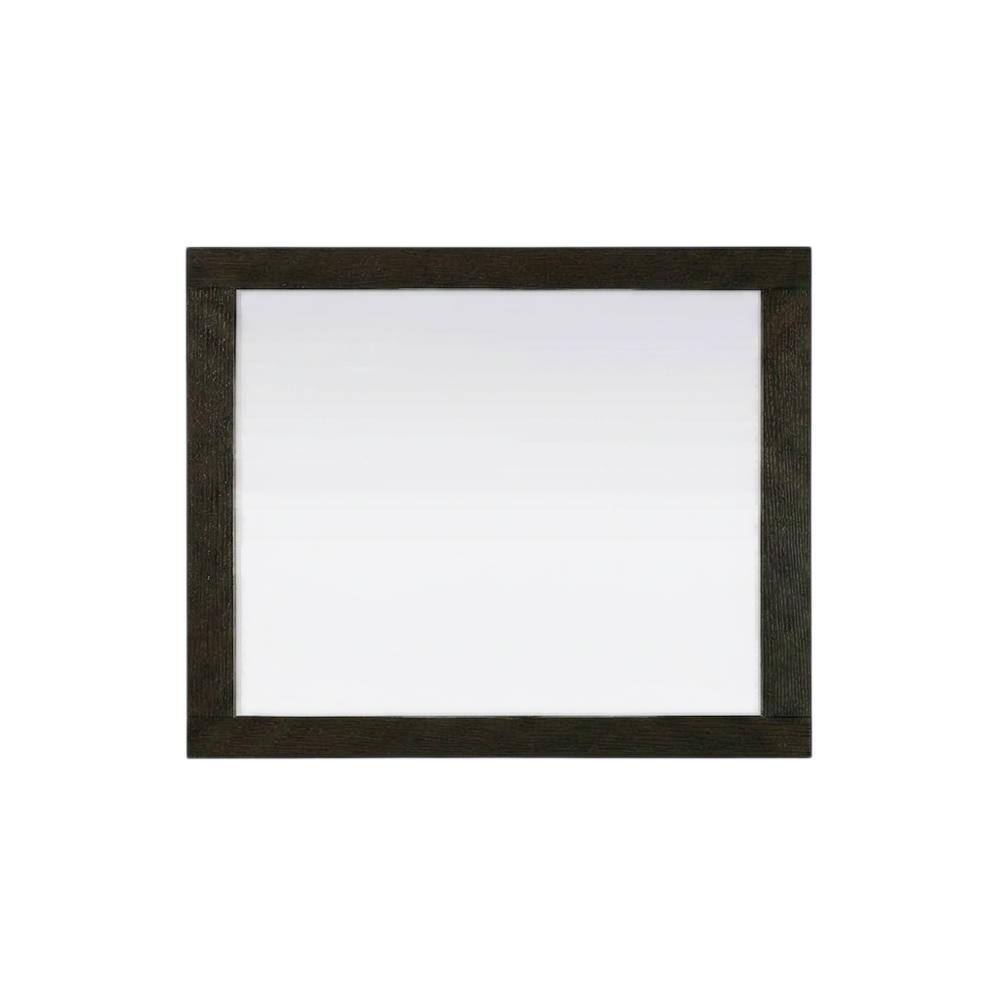 Elegant Kitchen and Bath - Noah Wooden Rectangle Mirror 27 x 36 - Chocolate Oak price history on PriceWatchPro