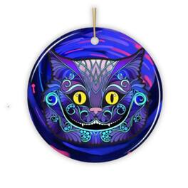OrnamentallyYou - Cheshire Cat Christmas Ornament - Multi-colored