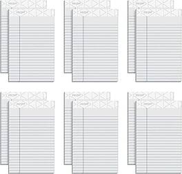 TOPS - Prism+ Legal Notepads, 5" x 8", Narrow Ruled, 50 Sheets/Pad, 12 Pads/Pack - Gray