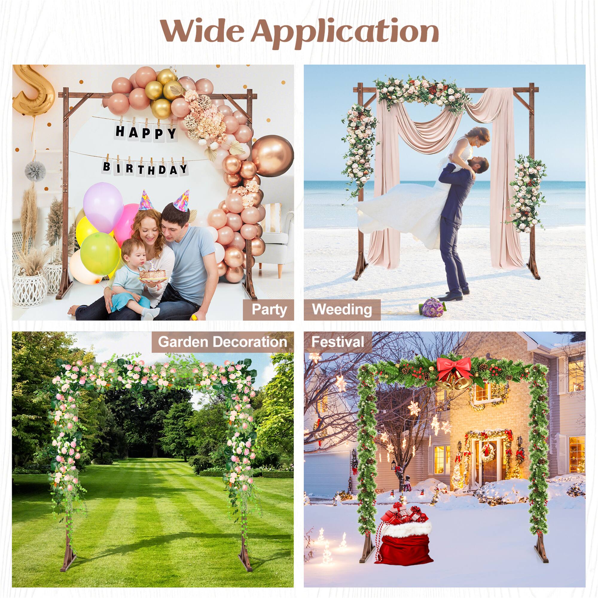 Wide Application

- Party
- Wedding
- Garden Decoration
- Festival