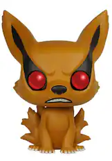 Front. Funko - Naruto Funko POP Deluxe 6" Vinyl Figure Kurama - Orange.
