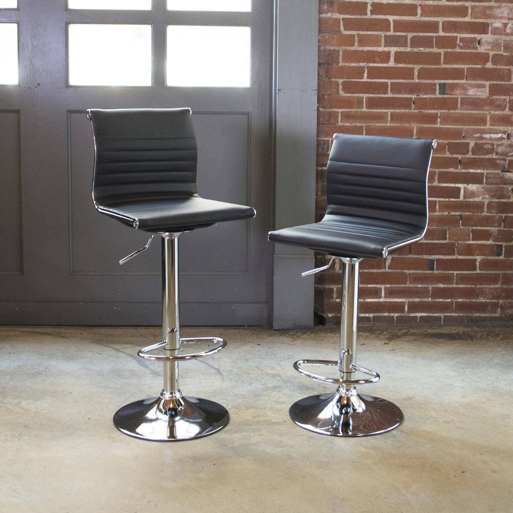 Angle. AmeriHome - AmeriHome Modern Sophisticated Bar Stool - 2 Piece - Multi.