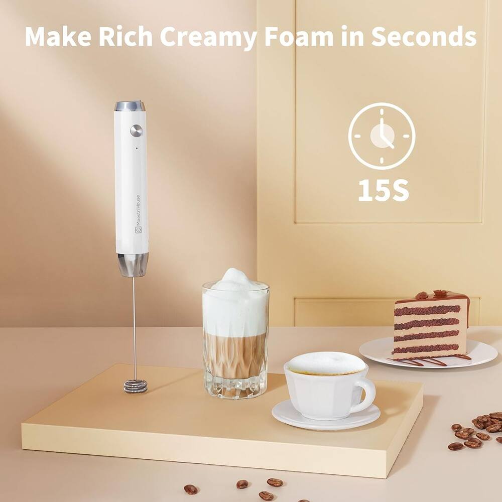 Make Rich Creamy Foam in Seconds  
15S
