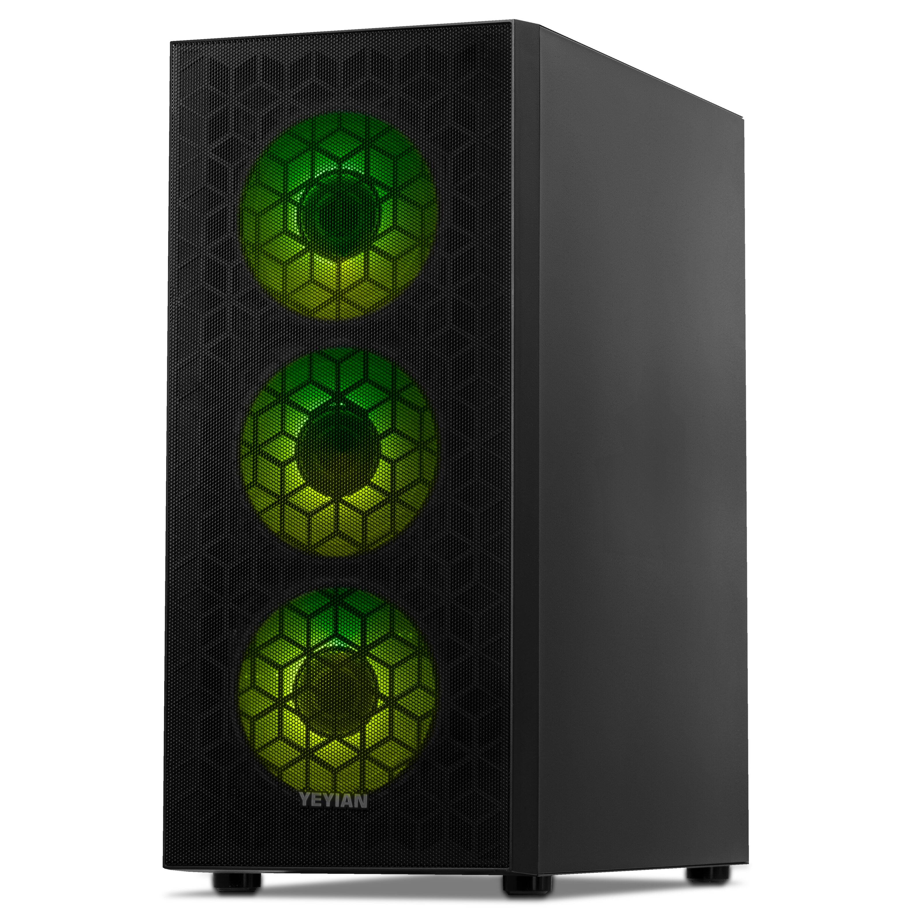 Back. YEYIAN - YEYIAN Gaming PC. Ryzen 5 8400F, NVIDIA RTX 5050, 1TB NVMe, 16GB DDR5, 650W 80+ GOLD, W11. YPA-YU84F0B-5501U - Black.