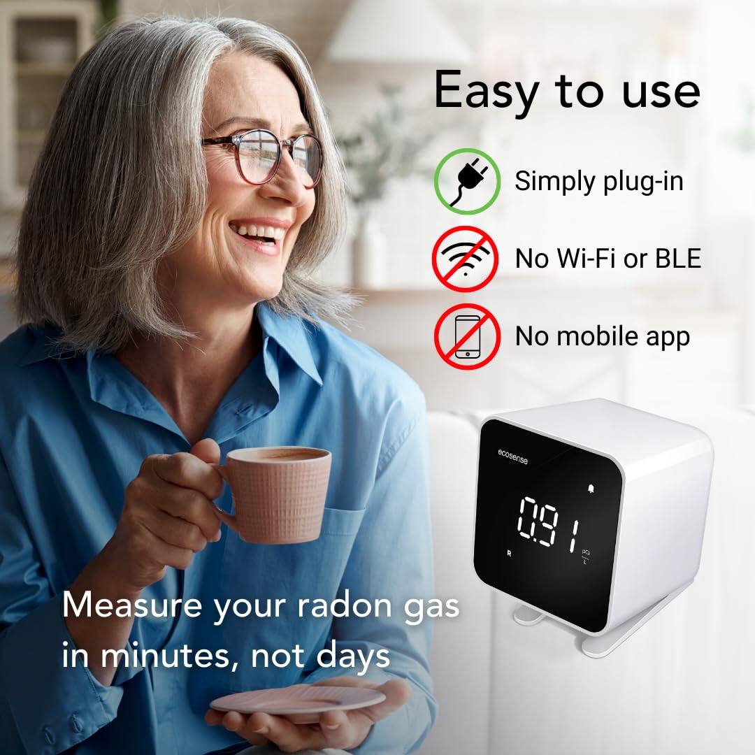 Easy to use

Simply plug-in

No Wi-Fi or BLE

No mobile app

Measure your radon gas in minutes, not days

ecosense 09 1 -