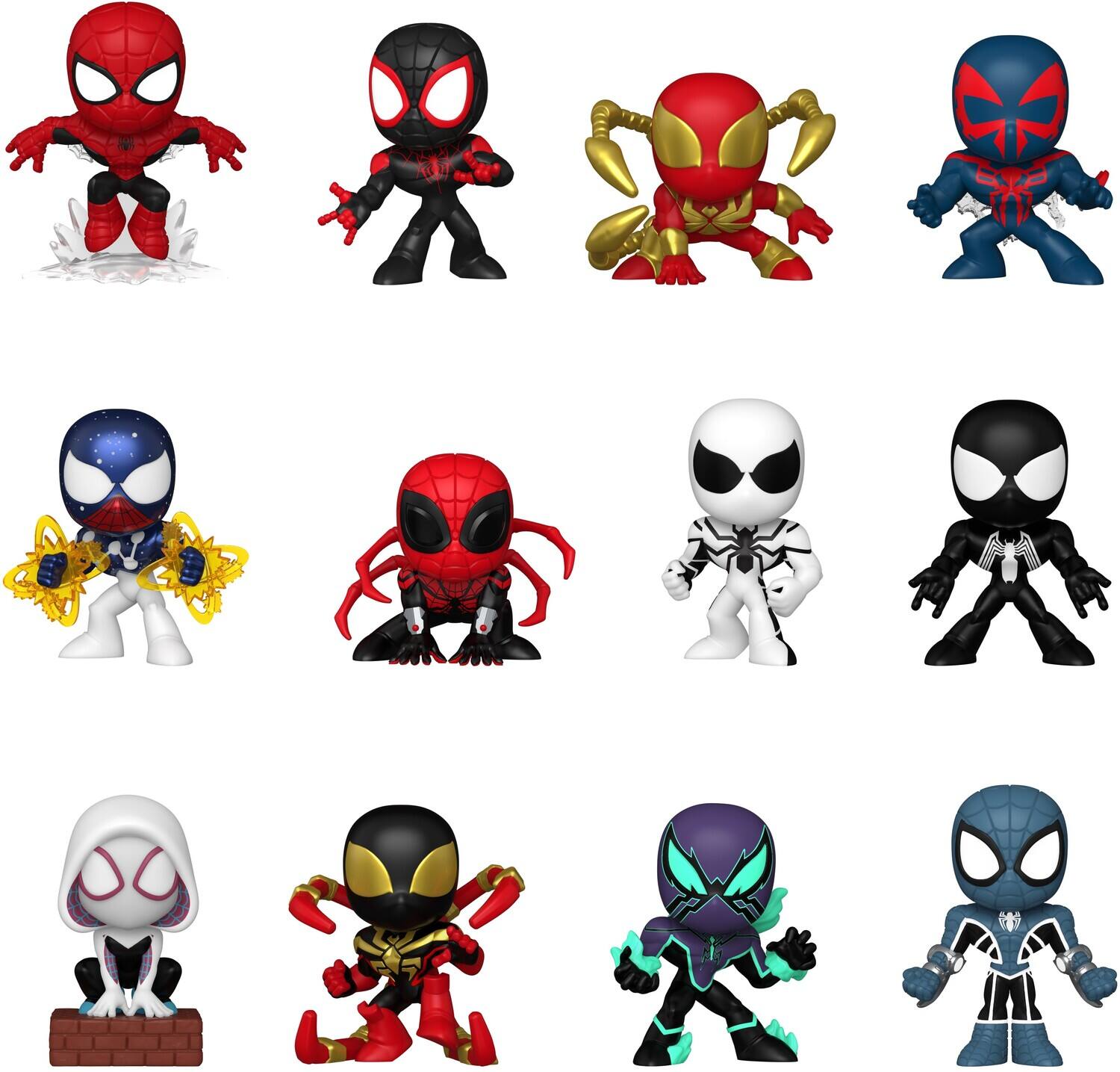 Alt View 1. Funko - Funko Mystery Minis: Spider-Man Comics (One Random Mystery Mini Per Purchase)   - Collectibles - Multicolor.