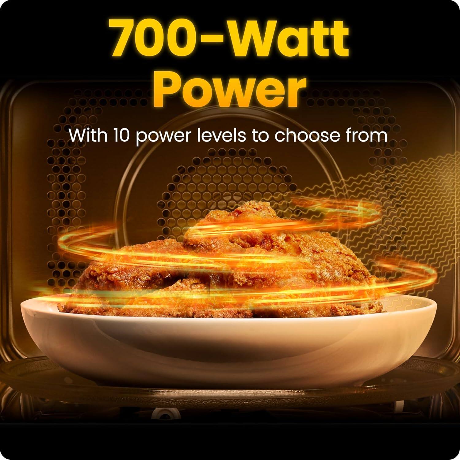 700-Watt Power  
With 10 power levels to choose from