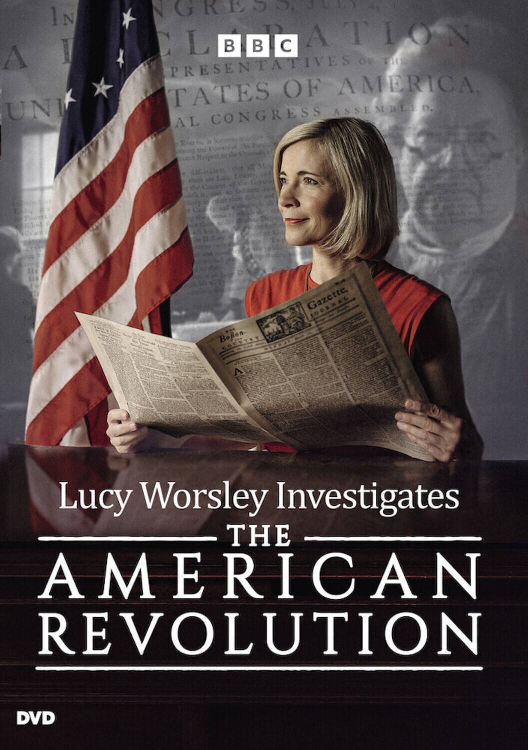 Front. Lucy Worsley Investigates The American Revolution   - DVD.
