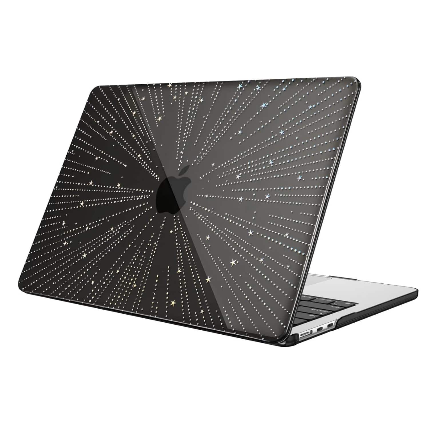 Front. Stock Preferred - Slim Protective Hard Shell Case for MacBook Air 13.6-inch - Meteor Black - Meteor Black.