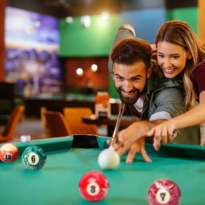 Alt View 2. GSE Games & Sports Expert - 2 1/4-Inch Marble Swirl Professional Regulation Size Billiards Pool Balls Set, Standard 16 Balls Set - Standard Style.