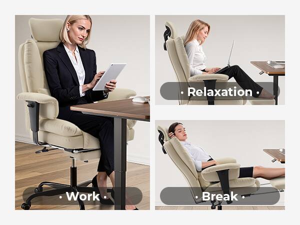 - Work
- Relaxation
- Break