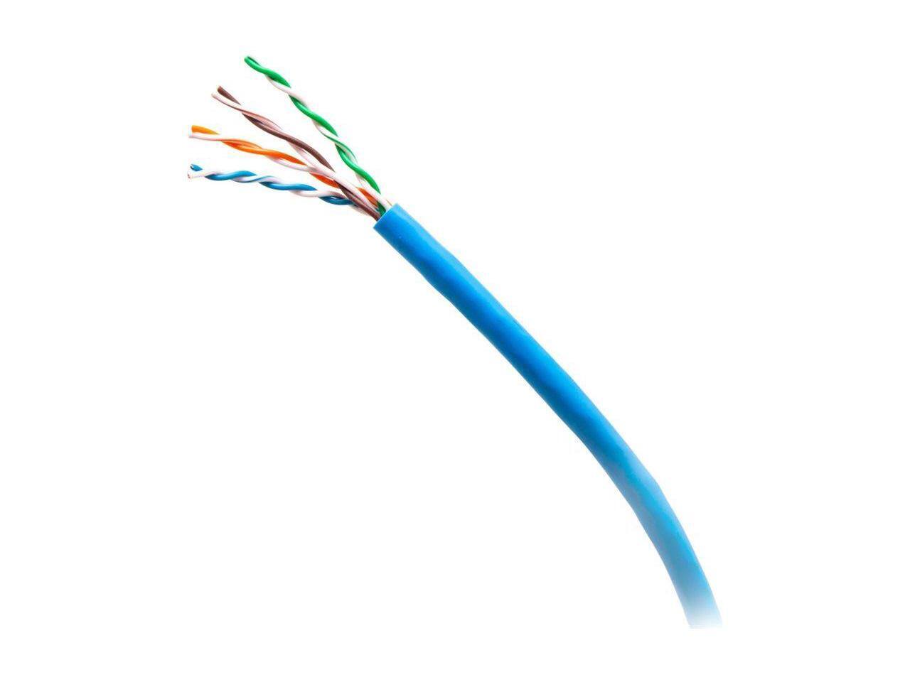 Alt View 2. Cables to Go - C2G 1000ft Cat5e Bulk Unshielded Ethernet Network Cable - Blue - TAA - C2G56028.