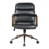 OSP Home Furnishings - Henfield Office Chair - Black - Front_Zoom