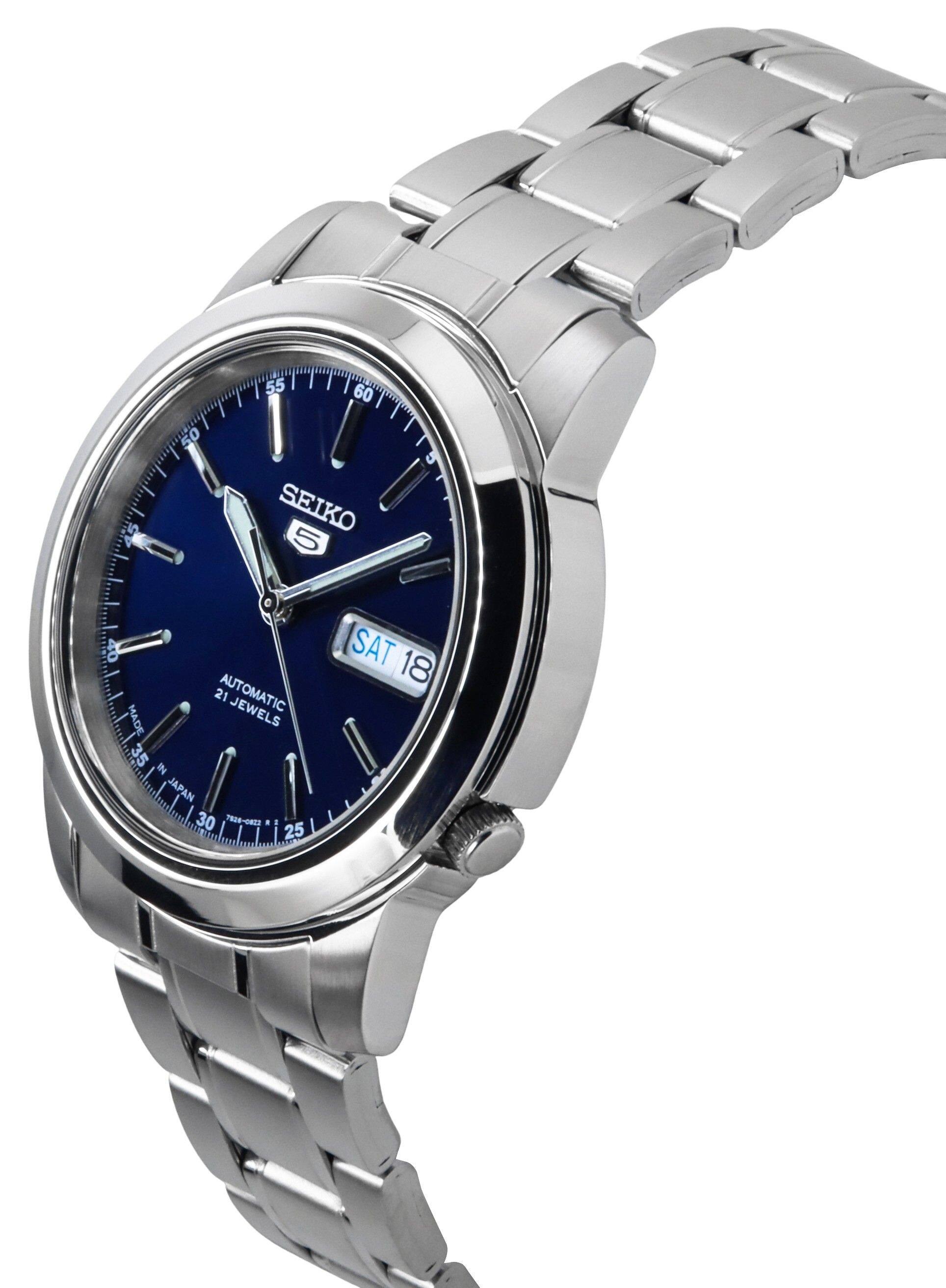 5 10 15 20 25 30 35 40 45 50 55 60 SEIKO 5 C 21 AUTOMATIC JEWELS MADE IN JAPAN 30 25 SAT 18