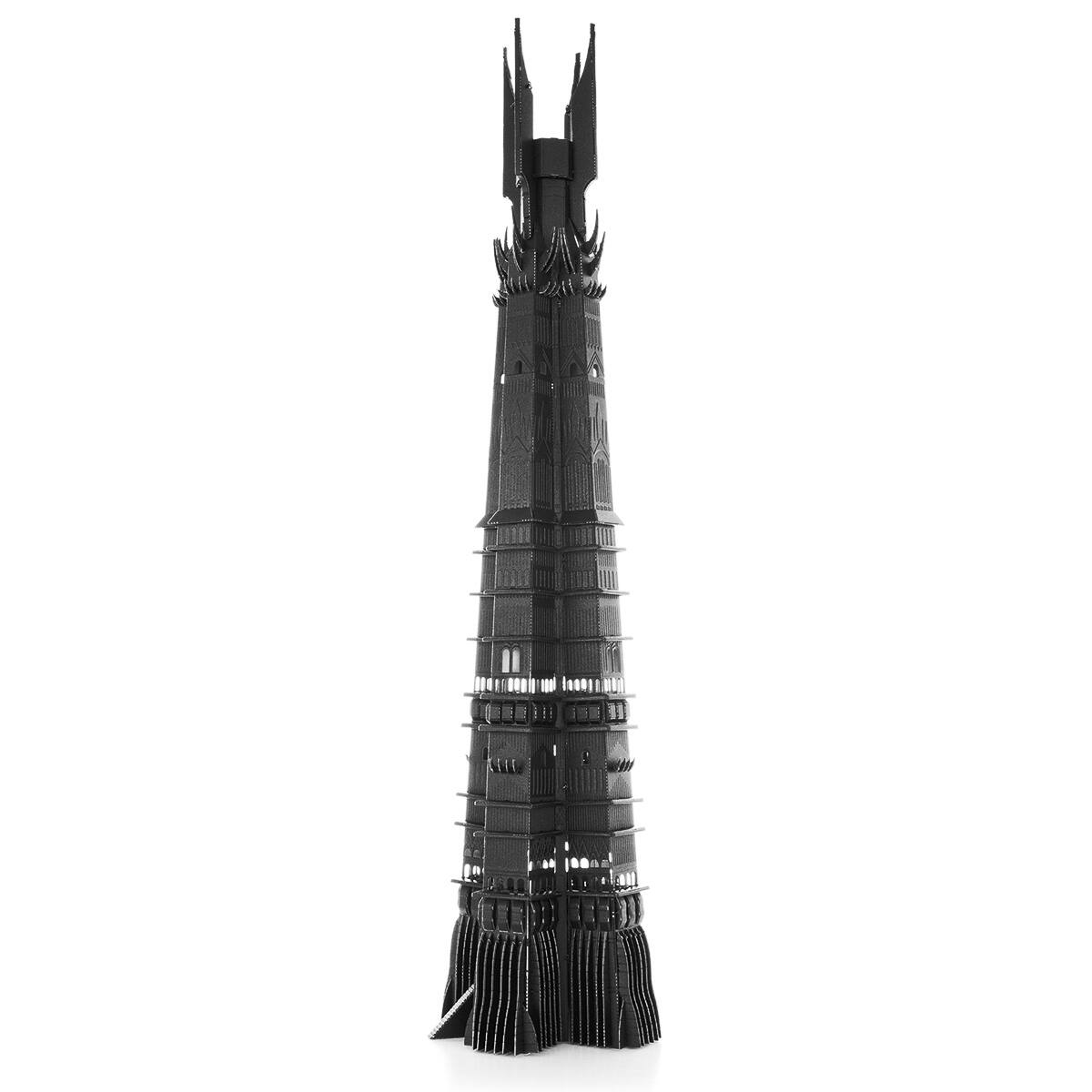 Alt View 2. Metal Earth - Metal Earth Premium Series Orthanc 3D Metal Model Kit Fascinations - Silver.