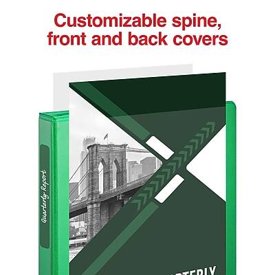 Customizable spine, front and back covers

Report Quarterly eTERIV
