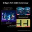 3rd-gen ROG OLED technology:

* 20% brighter imagery @100% APL in SDR
* Clear Pixel Edge: Optimized text clarity
* Extreme Low Motion Blur: Improved motion clarity
* With ELMB: Without ELMB

Note: The text on the image is already grouped and correctly formatted.