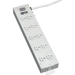 Eaton Tripp Lite Series Power It! 10-Outlet Power Strip, 15 ft. (4.57 m) Cord - NEMA 5-15P - 10 NEMA 5-15R - 15ft - Unknown