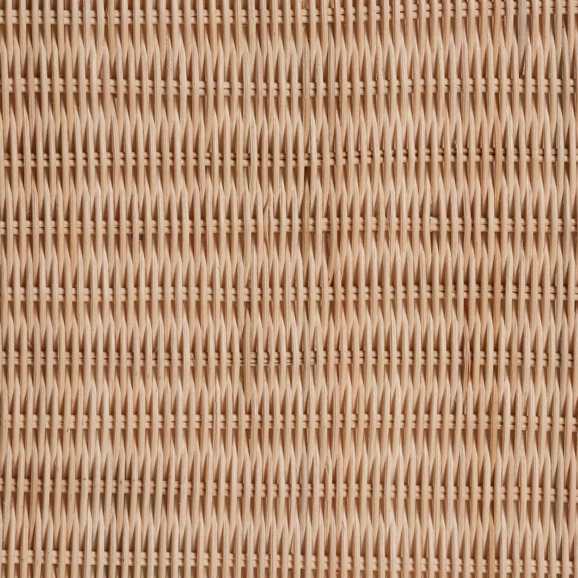 Alt View 2. bali & pari - Oxford Braided Rattan Console Table with Open Shelf – Coastal Boho Entryway or Hallway Accent Table - Natural Brown.