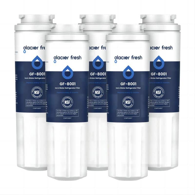 alacier fre  
cier fre  
cier fresh  
alacier fresh  
alacier fresh  
GF-8001 Ice & Water Refrigerator  
GF-8001 Water Refrigerator  
GF-8001 Water Refrigerator Filter  
5 SUSERARKETS NSF COMPONENT  
GF-8001 Ice & Water Refrigerator Filter Replace every 5 months NSF COMPA CERTIFIED  
place COCARBERRY NSF SERVAED COMPONENT  
GF-8001 ice & Water Refrigerator Filter Replace every months CONTAGRIFICATION NSF CERTIFIED 3g THE  
CHANGERS NSF SERVIDED FE G agily COMPONENT  
COMPONENT  
COMPONENT