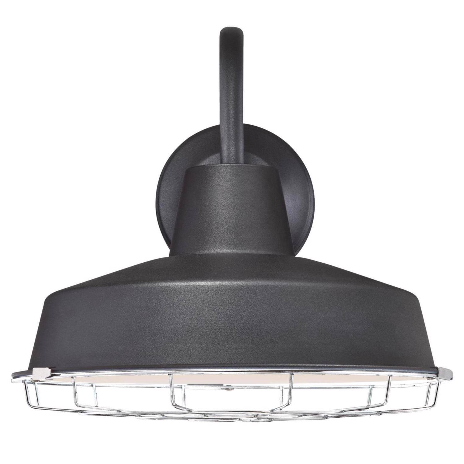Westinghouse - Academy 1-Light Textured Black Wall Sconce