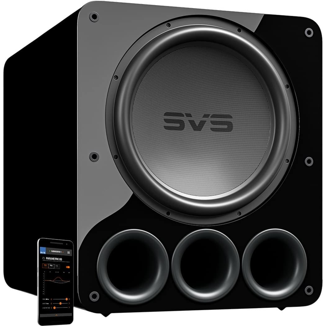 The text on the image reads "SVS SB-4000 PARAMETRIC TOPOLOGY DRIVE UNIT."