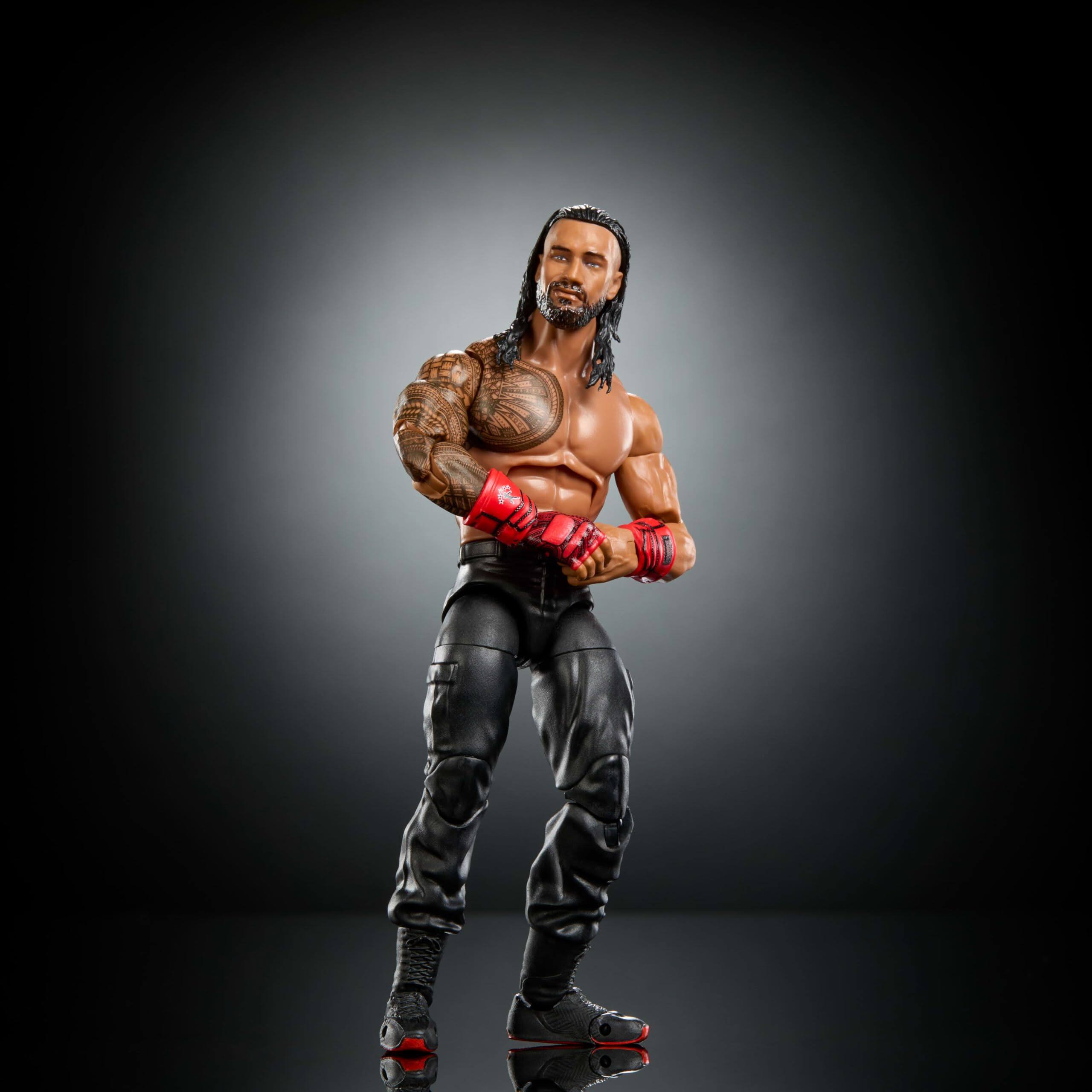 Back. Mattel - Mattel Collectible - WWE Elite Collection: Top Picks 6" Roman Reigns Action Figure   - COLLECTIBLES - Multicolor.