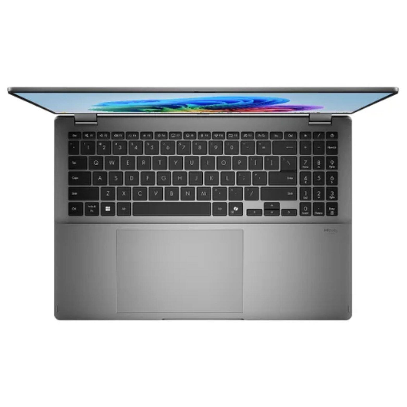 Alt View 2. ASUS - Vivobook Flip Copilot+ 16" 3K OLED Intel Core Ultra 7 258V 2.2 GHz up to 4.8 GHz 32GB RAM 1TB SSD Windows 11 Home - Gray.