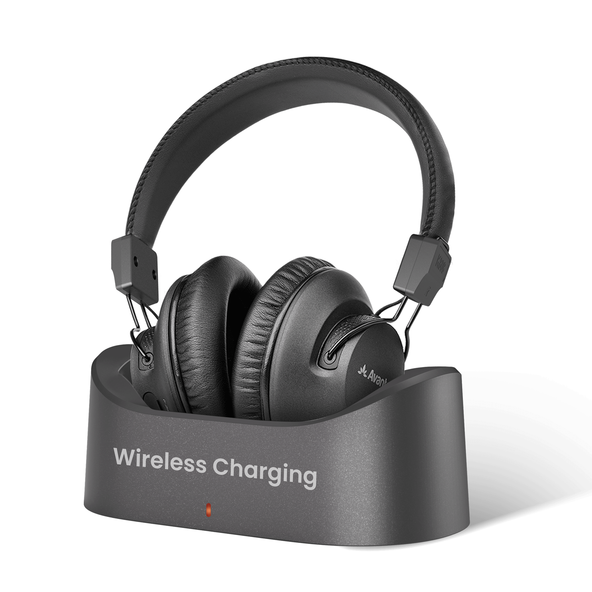Avantree - Audition 3 - Bluetooth Over-Ear Headphones with Wireless Charging Dock
