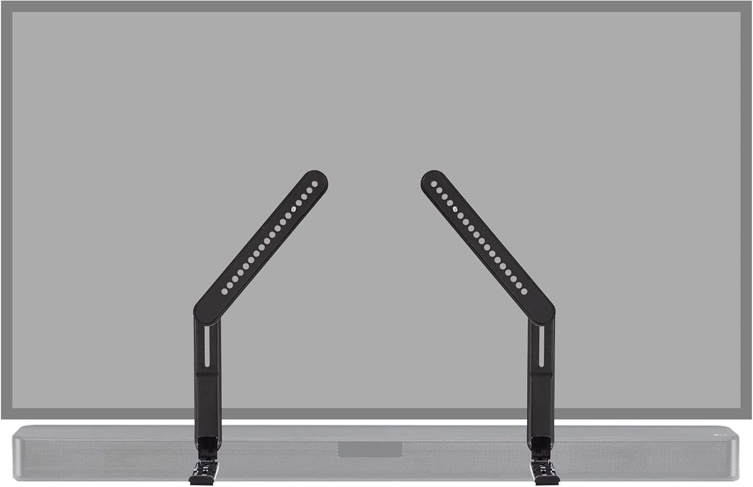 Schertz - Adjustable Soundbar Mount, Dolby Atmos Compatible, Fits Most Brands - Black