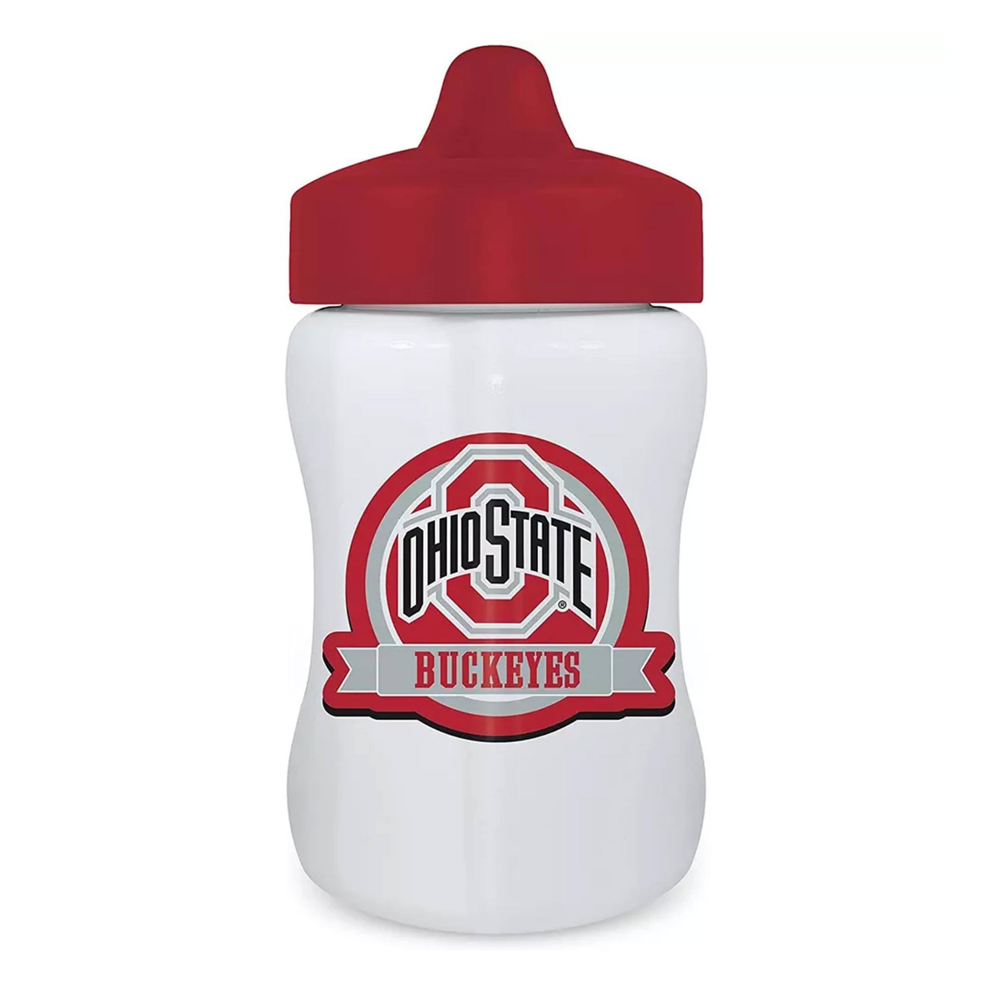 Front. MasterPieces - Ohio State Buckeyes NCAA 9oz Baby Sippy Cup - Red.
